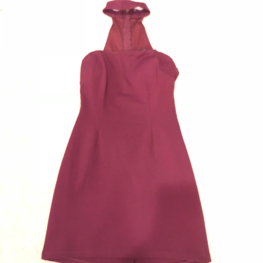 Deep Red Mini Dress